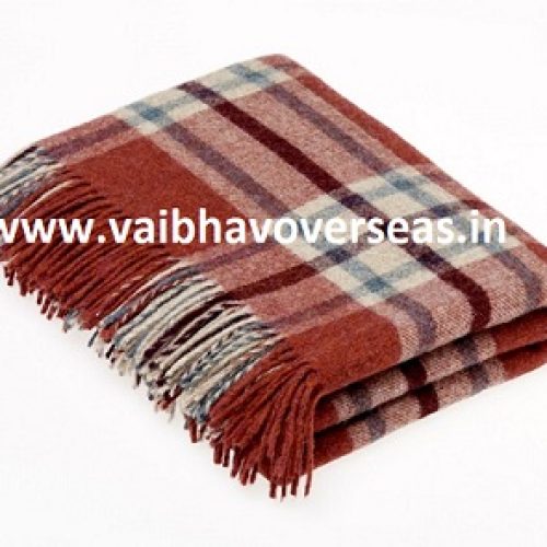 tartan wool blankets manufacturer