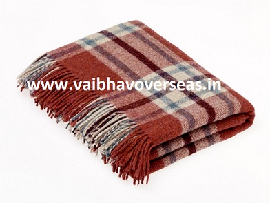 tartan wool blankets manufacturer